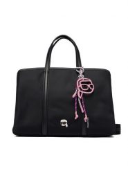 KARL LAGERFELD Torebka A4W30017 Czarny. Czarne torebki klasyczne damskie Karl Lagerfeld, bez wzorów, ze skóry, bez dodatków. Za 799.99 zł.