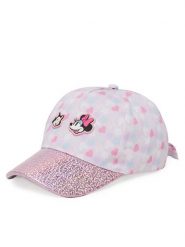 Mickey&Friends Czapka z daszkiem ACCCS-SS25-225DSTC Różowy. Czerwone czapki dziecięce Mickey&Friends, bez wzorów, z materiału. Za 39.99 zł.
