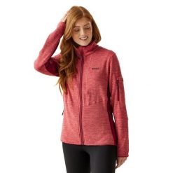 Damska Bluza Polarowa Ralina. Czerwone bluzy z kapturem damskie Regatta, na zimę, xl, z dzianiny. Za 99.99 zł.