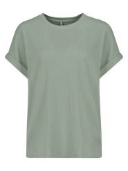 Sublevel Bluzka w kolorze khaki rozmiar: L. Brązowe bluzki damskie Sublevel, l, bez wzorów, bez kołnierzyka, bez ramiączek. Za 43.99 zł.