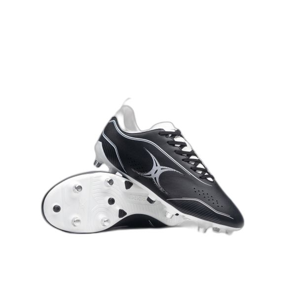 Buty do rugby Gilbert Torq 6S. Czarne buty wizytowe męskie gilbert, z gumy, bez zapięcia. Za 456.30 zł.