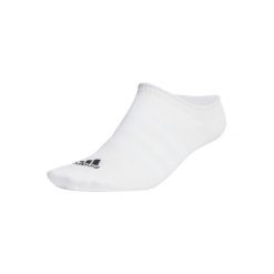 Adidas Skarpety Thin 3-Pack Ht3463. Białe skarpetki damskie Adidas, bez wzorów, z materiału. Za 51.00 zł.