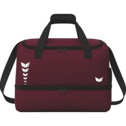 Torba sportowa z dnem do transportu Erima Intro Line. Czerwone torby męskie na ramię Erima, bez wzorów, z materiału, na ramię, małe. Za 142.00 zł.