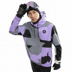 Kurtka snowboardowa męska W1 Tignes. Czarne kurtki męskie SIROKO, m, bez wzorów, z softshellu, bez kaptura. W wyprzedaży za 297.00 zł.