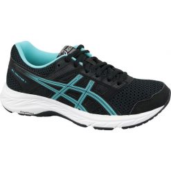 Czarne Buty biegowe Asics Gel-Contend 5 W 1012A234-003. Czarne obuwie do biegania damskie Asics, do biegania. W wyprzedaży za 309.00 zł.