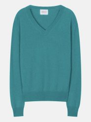Perfect Cashmere Kaszmirowy sweter "Kalie" w kolorze turkusowym rozmiar: XL. Niebieskie swetry klasyczne damskie Perfect Cashmere, xl, z kaszmiru, bez kołnierzyka. Za 245.96 zł.