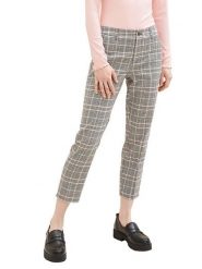 Tom Tailor Spodnie w kolorze beżowo-szarym rozmiar: M. Szare spodnie materiałowe damskie Tom Tailor, bez wzorów, z materiału. Za 113.45 zł.