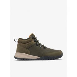 Buty męskie outdoor Columbia Fairbanks Mid. Zielone buty trekkingowe męskie Columbia, na zimę, bez zapięcia, outdoorowe. Za 435.99 zł.