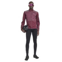 Kurtka Craft ADV Hydro Lumen. Czerwone kurtki treningowe męskie Craft, m, bez wzorów, rowerowe. W wyprzedaży za 692.65 zł.