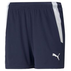 Szorty damskie Puma Team Liga. Białe szorty damskie Puma, bez wzorów, z materiału, eleganckie. Za 103.00 zł.