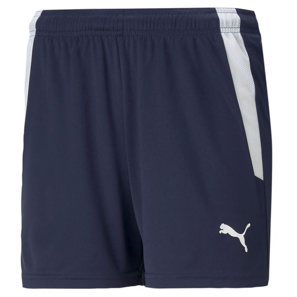 Szorty damskie Puma Team Liga. Białe szorty damskie Puma, bez wzorów, z materiału, eleganckie. Za 103.00 zł.