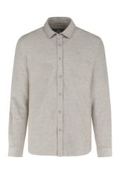 Bawełniana koszula, Regular Fit, K-NAIROBI. Brązowe koszule męskie Volcano, l, bez wzorów, z bawełny, bez kołnierzyka, bez ramiączek. Za 119.99 zł.