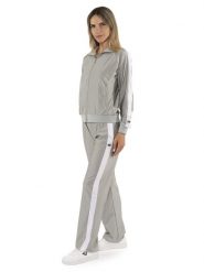 Bluza z zamek błyskawiczny na outdoor na co dzień. Zielone bluzy bez kaptura damskie LEONE 1947 APPAREL. Za 328.38 zł.