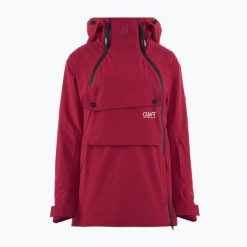 Kurtka snowboardowa damska Colourwear Cake Anorak 2.0. Czerwone kurtki narciarskie i snowboardowe damskie Colourwear, m, bez wzorów, z elastanu, bez kaptura, snowboardowy. Za 959.99 zł.