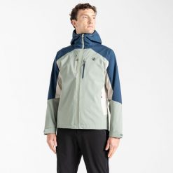 Kurtka przeciwdeszczowa męska Arising II. Niebieskie kurtki męskie Dare 2b, m, bez wzorów, z materiału, sportowe, bez kaptura. Za 249.00 zł.
