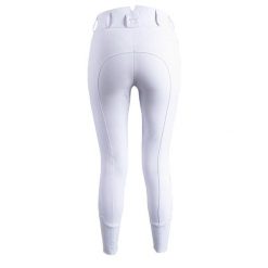Damskie spodnie jeździeckie o pełnej przyczepności USG Liv. Białe spodnie materiałowe damskie USG, bez wzorów, z elastanu, eleganckie. Za 309.00 zł.
