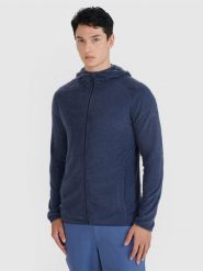 4F Bluza trekkingowa Primaloft Active rozpinana z kapturem męska - szara M. Szare bluzy z kapturem męskie 4f, l, z materiału. W wyprzedaży za 149.99 zł.