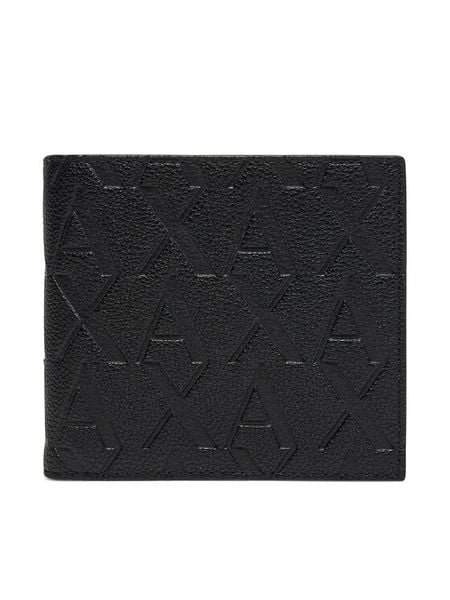 Armani Exchange Portfel XM000167 AF12133 UC001 Czarny. Czarne portfele męskie Armani Exchange, bez wzorów, ze skóry. Za 259.99 zł.