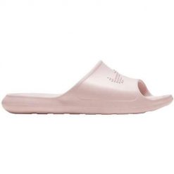 Klapki damskie Nike Victori One Slide. Klapki damskie Nike, bez wzorów, z materiału, bez obcasa. Za 140.99 zł.