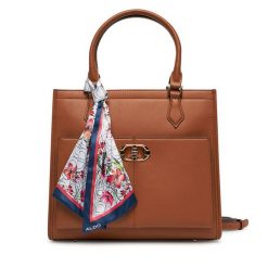 Torebka Aldo. Brązowe torebki klasyczne damskie Aldo, bez wzorów, bez dodatków. Za 249.99 zł.
