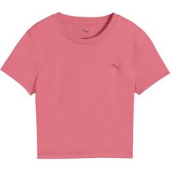 Damskie T shirt Puma W Strong Cross Back Tee. Czerwone t-shirty damskie Puma, xs, bez wzorów, z poliesteru, bez kołnierzyka. Za 190.00 zł.