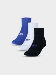 4F Skarpetki casual za kostkę (3-pack) męskie - multikolor 39-42. Skarpetki męskie 4f, bez wzorów, z bawełny. Za 49.99 zł.