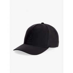 Czapka z daszkiem Odlo Performance Snapback Cap. Czarne czapki męskie Odlo, bez wzorów. Za 98.99 zł.