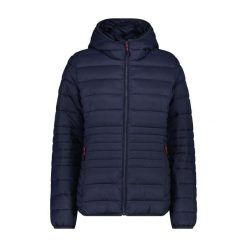 Damska kurtka puchowa CMP Sorona® Aura. Czarne kurtki damskie CMP, bez wzorów, z puchu, bez kaptura. Za 435.50 zł.