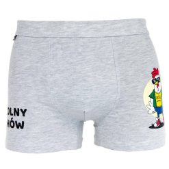 Szare Bokserki Męskie Moraj. Szare bokserki męskie Moraj, bez wzorów, z bawełny. Za 29.99 zł.