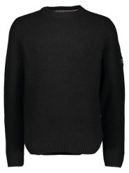 Petrol Industries Sweter w kolorze czarnym rozmiar: L. Czarne swetry męskie Petrol Industries, l, bez wzorów, bez kołnierzyka. Za 125.95 zł.