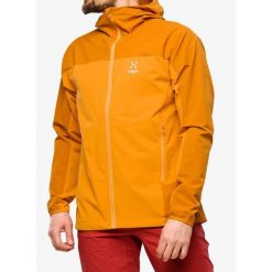 Kurtka softshell męska Haglofs Moran Softshell Hood. Brązowe kurtki męskie Haglöfs, m, bez wzorów, z softshellu, bez kaptura. Za 655.99 zł.