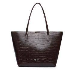 Torebka Nine West. Brązowe torebki klasyczne damskie Nine West, bez wzorów, bez dodatków. Za 279.99 zł.