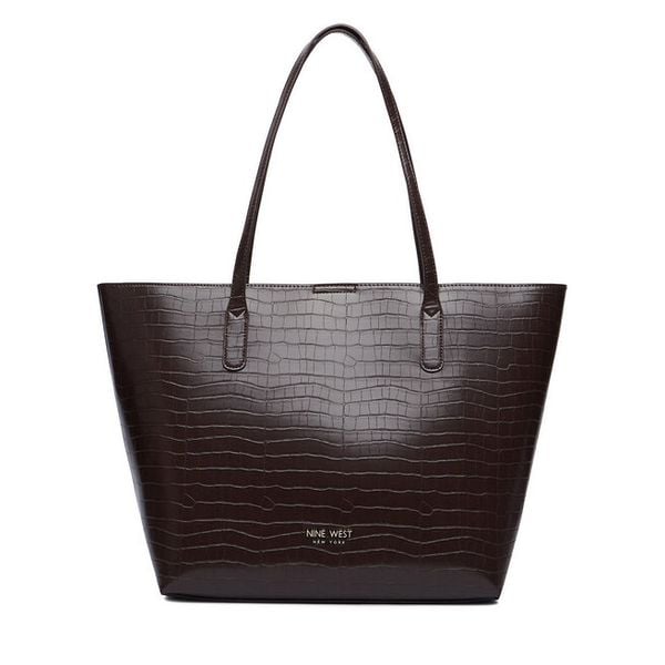 Torebka Nine West. Brązowe torebki klasyczne damskie Nine West, bez wzorów, bez dodatków. Za 279.99 zł.