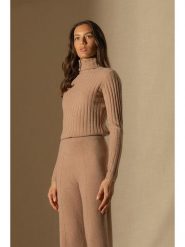 Perfect Cashmere Kaszmirowy golf "Craigton" w kolorze jasnobrązowym rozmiar: L. Brązowe golfy damskie Perfect Cashmere, l, bez wzorów, z kaszmiru, bez ramiączek. Za 250.35 zł.