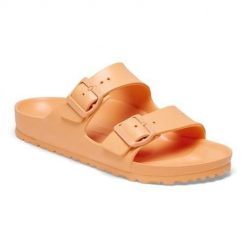 Klapki męskie Birkenstock Arizona Eva. Brązowe klapki i japonki męskie Birkenstock, z materiału. Za 347.00 zł.