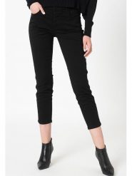 Diesel Clothes Spodnie "Babhila" w kolorze czarnym rozmiar: W24/L30. Czarne spodnie materiałowe damskie Diesel Clothes, z aplikacjami, z materiału, klasyczne. Za 184.46 zł.
