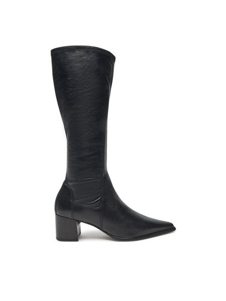 Vagabond Shoemakers Kozaki Giselle 5754-002-20 Czarny. Czarne kozaki damskie Vagabond Shoemakers, ze skóry, bez obcasa, na słupku. Za 719.99 zł.