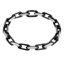 True Rebels Bransoletka Stal nierdzewna Czarny Bransoletki 1 ct Męskie. Czarne biżuteria dla mężczyzn True Rebels, ze stali. Za 199.99 zł.