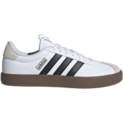 Buty adidas Vl Court 3.0 ID6285 białe. Białe buty sportowe na co dzień męskie z gumy, bez zapięcia. Za 362.20 zł.