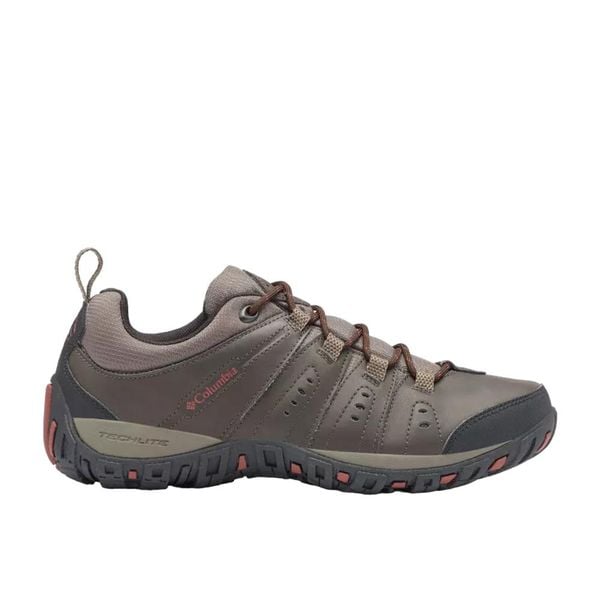 Buty Columbia Woodburn II brązowe do trailu. Brązowe buty trekkingowe męskie Columbia, z materiału, bez zapięcia, trekkingowe. Za 473.00 zł.