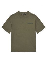 Napapijri T-Shirt S-Ahr NP0A88ZO M Zielony Regular Fit. Zielone t-shirty chłopięce Napapijri, bez wzorów, z bawełny, bez ramiączek. Za 69.99 zł.