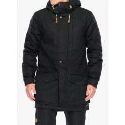Kurtka ocieplana męska Fjallraven Singi Wool Padded Parka. Czarne parki męskie Fjällräven, m, bez wzorów. Za 1,952.99 zł.