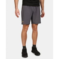 Męskie spodenki fitness Kilpi BRAY-M. Szare szorty męskie Kilpi, m, na fitness i siłownię. Za 112.21 zł.