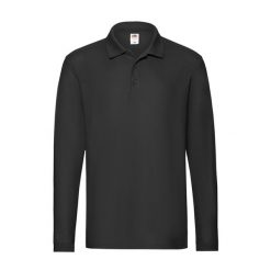 Męska Koszulka Polo Premium Z Długim Rękawem. Niebieskie koszulki męskie z długim rękawem Fruit of the Loom, m. Za 93.99 zł.