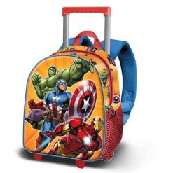 Plecak szkolny 3D z kółkami MARVEL Wielokolorowy. Plecaki męskie marvel, bez wzorów. Za 165.85 zł.