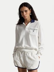 Polo Ralph Lauren Bluza 211A12737002 Biały Relaxed Fit. Białe bluzy bez kaptura damskie Polo Ralph Lauren, s, z bawełny. Za 859.99 zł.