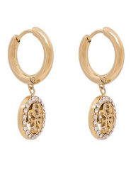 Guess Kolczyki JUBE02 135JW Złoty. Żółte kolczyki damskie Guess, ze stali. Za 249.99 zł.