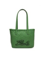 KARL LAGERFELD Torebka B2W30206 Zielony. Zielone torebki klasyczne damskie Karl Lagerfeld, bez wzorów, ze skóry, bez dodatków. Za 1,499.00 zł.