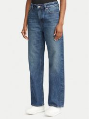Calvin Klein Jeans Jeansy 90s LV047H722G Granatowy Straight Fit. Niebieskie jeansy damskie Calvin Klein Jeans. Za 489.99 zł.