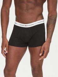 Tommy Hilfiger Komplet 7 par bokserek UM0UM03385 Czarny. Czarne bokserki męskie Tommy Hilfiger, bez wzorów, z bawełny. Za 319.99 zł.